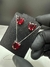 KIT ELEGANCE VERMELHO | PRATA 925 - comprar online