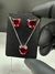 Imagem do KIT ELEGANCE VERMELHO | PRATA 925