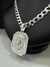 CORRENTE GRUMET COM PLACA JESUS CRISTO | 9MM | PRATA 925 - loja online