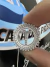 COLAR COM PINGENTE INICIAL CRAVEJADO | PRATA 925 na internet