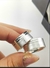 PAR DE ALIANÇA CRISTAL 9MM | PRATA 950 na internet