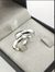 PAR DE ALIANÇA CRISTAL 4MM | PRATA 950