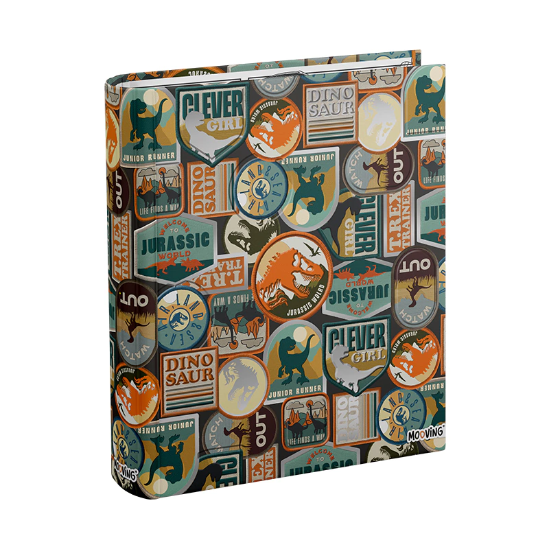 Carpeta Escolar A4 2x40 Jurassic World Mooving