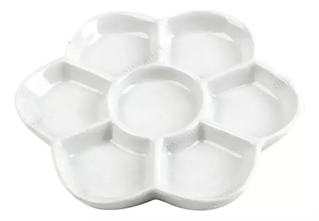 Paleta Mezcladora De Porcelana Sinoart 15 Cm Diametro