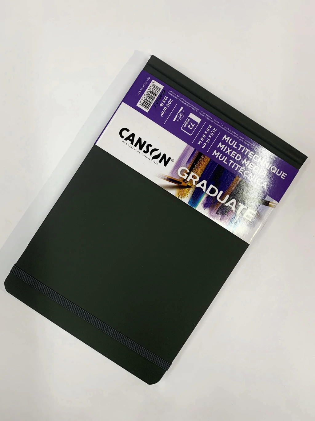 Cuaderno Tapa Dura Canson Graduate Multitécnica 200 grs.