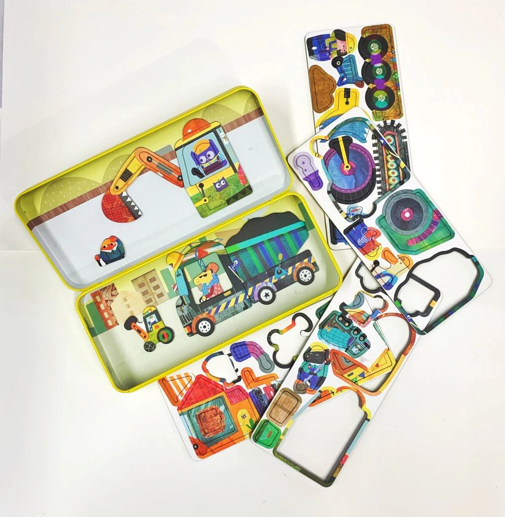 Rompecabeza Magnético Construcción