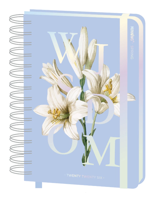 Agenda 2026 Mooving A6 Diaria 10 x 15 - 384 hojas - Spring