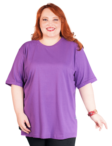 Camiseta Colorida 100% Algodão Plus Size
