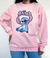Moletom Stitch Rosa Bebê