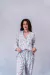 Imagem do Pijama Americano de viscose Estampa Penas Feminino