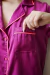 Pijama Americano Acetinado Liso Roxo Feminino na internet