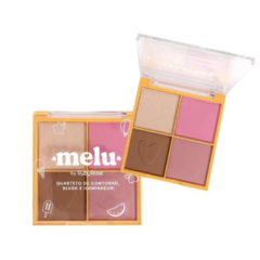 Quarteto de Contorno, Blush e Iluminador Cor 2 - Melu - comprar online