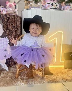 Vestido Tutu Fazendinha Lilás (Manchinhas) | 20 dias Úteis - comprar online