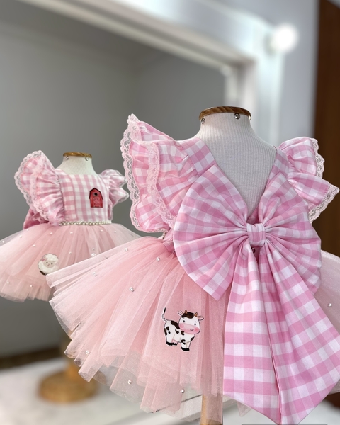 Vestido Tutu Fazendinha Rosa (Bichinhos) | 20 dias Úteis - comprar online