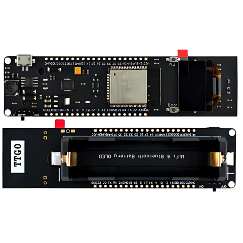 TTGO ESP32 OLED NodeMCU com Suporte para Bateria 18650