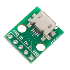 Módulo Conector Micro USB Fêmea para DIP