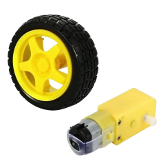 Motor com Caixa de Redução + Roda