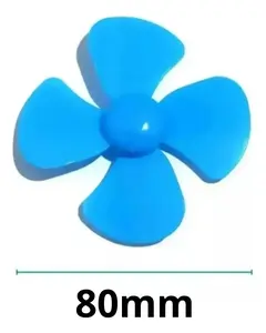Hélice 80mm Azul P/ Motor Dc 130 - comprar online