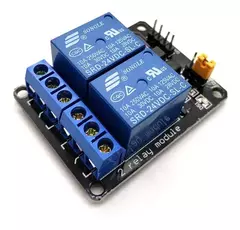 Módulo Relé 5V 2 Canais com Optoacopladores - comprar online