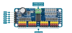 Módulo PWM Servo 16 canais PCA9685 na internet