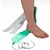 Tornozeleira Aircast Soft Cast Air Ortopédica Sistema de Ar Integrado com Almofadas Terapeutica Original