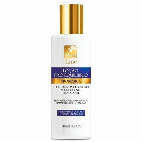 Loção Pró equilibrio Redutor Acne Controle Oleosidade Diminui Poros Dilatados Espinhas Probiótica Hidratante Adstringente Facial
