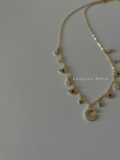 Colar charms Lua “verão delicada” - Laryssa Felix acessórios 