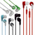 20 Piezas Audifonos Estereo Con Microfono Colores Variados - 20PACK ST-216