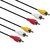 CABLE 3 RCA A 3 RCA PARA AUDIO Y VIDEO 1.5M GRUESO - CA-R182-1.5 - comprar en línea