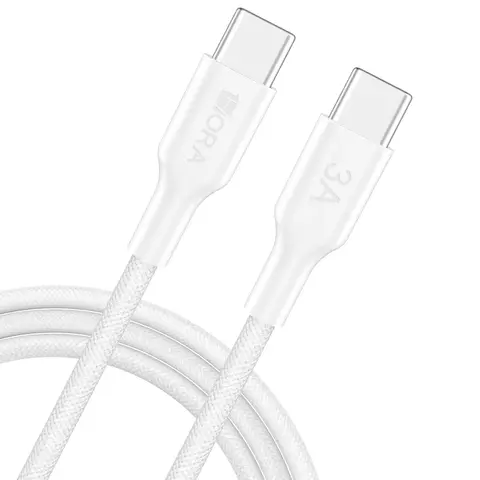 Cable USB Tipo C a Tipo C 3A 1Hora