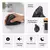 MOUSE VERTICAL INALAMBRICO 4000DPI 6 BOTONES ERGONOMICO CONFORTABLE - COMPUTENGA