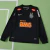 Santos FC 2012/13 Black [CONJUNTO INFANTIL MANGA LONGA RETRÔ] na internet