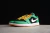 AIR JORDAN 1 LOW - PRETO/BRANCO/VERDE