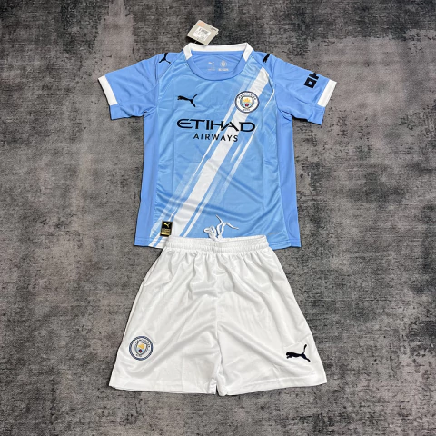 Manchester City - Casa (2025/26) [CONJUNTO INFANTIL] - comprar online