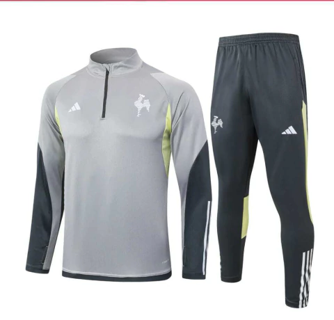 Atlético Mineiro - Casaco Cinza + Calça Preta (2025/26) [CONJUNTO DE TREINO] - comprar online