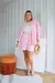 SHORTS ROSALIE LISTRADO ROSA INLOVE - comprar online