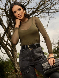 Blusa Tule Divas Voga 2 peças na internet