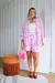 CAMISA STRAWBERRIES INLOVE - BORDADO MORANGO FUNDO ROSA - comprar online