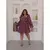 VESTIDO LAISE MANGA BUFANTE HOTPINK - Curvy Store