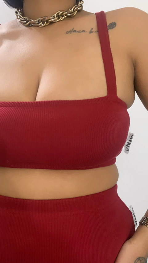 Top Faixa Canelado Gabriela - Marsala - comprar online