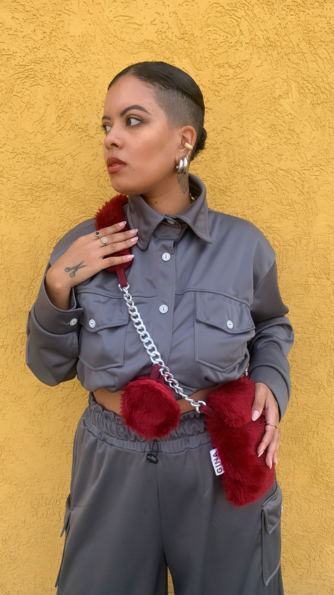 Bolsa Suellen - Vinho