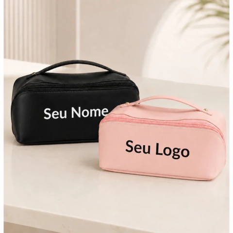 2/5/10 unid | Nécessaire Frasqueira Organizadora Unique | Personalizada com Logo ou Frase