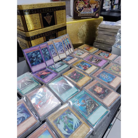 Yugioh Lote de Cartas Originais 100 Cartas sem repetição
