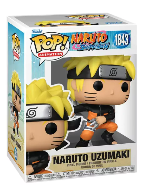 Funko Pop Naruto Uzumaki com Shuriken Novo Original