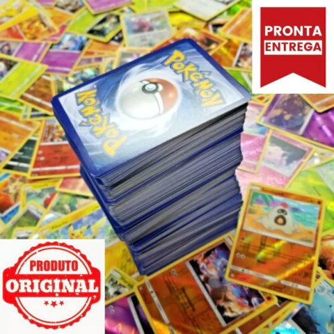 50 Cartas Pokemon sem repetição somente pokemons Produto original