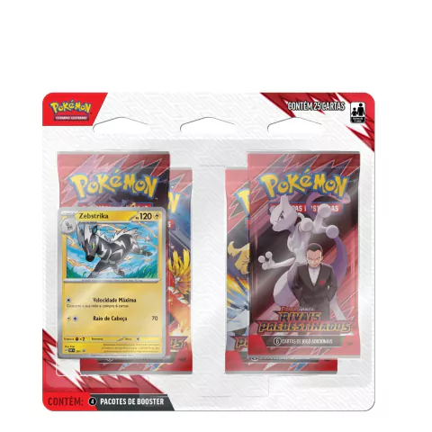 Pokémon EV10 - Blister Quadruplo - Rivais Predestinados Original