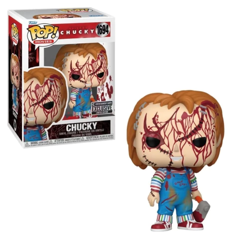 Boneco Funko Pop! A Noiva Do Chucky - Chucky Com Sangue