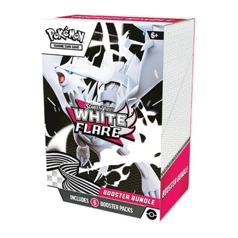 Pokemon TCG: Scarlet & Violet - White Flare - Booster Bundle - Ingles