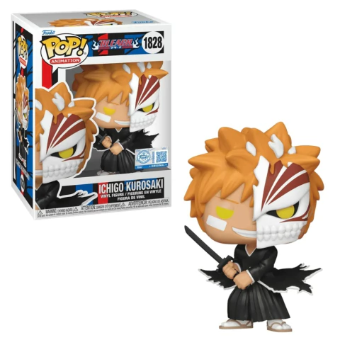 Boneco Funko Pop! Bleach - Ichigo Meia Mascara De Hollow