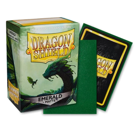 Dragon Shield: Matte Sleeves - Standard Size - Emerald